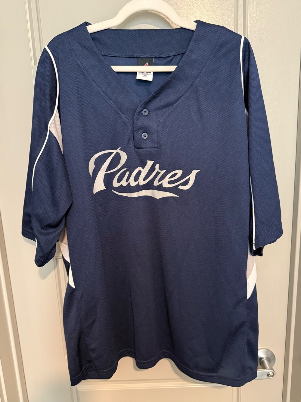Padres Navy Blue Baseball Jersey - Size 2XL